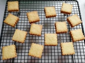 烤好的饼干出炉彻底晾凉