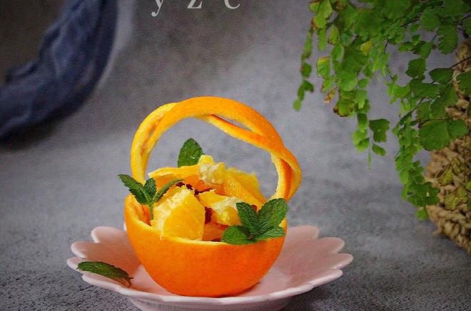 橙子花篮