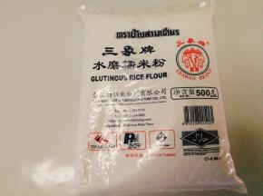采用的是三象水磨糯米粉