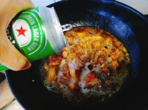 注入啤酒
