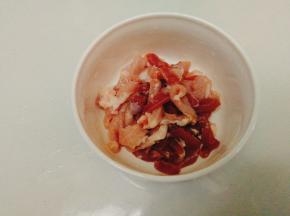 肉切丝状