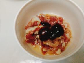 加入蚝油，料酒