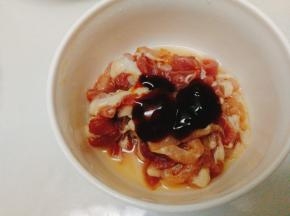 加入蚝油，料酒