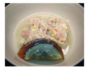 肉饼嫩滑，汤甘甜