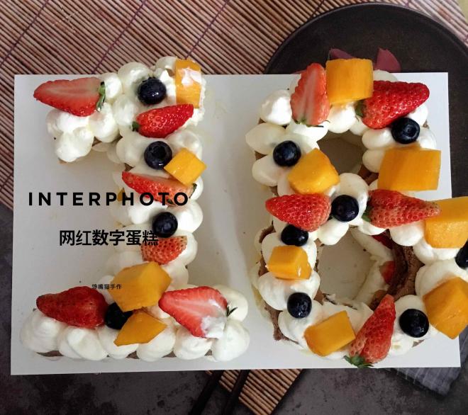 网红数字蛋糕
