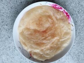 煎好的手抓饼皮