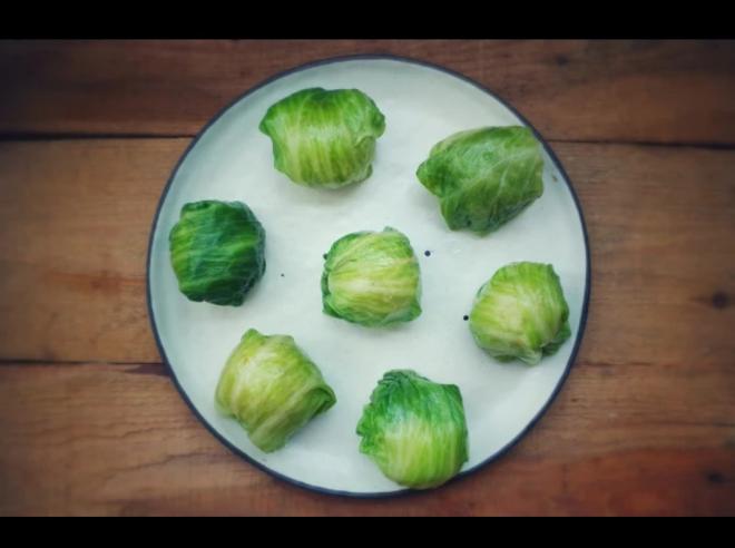 生菜锅巴球