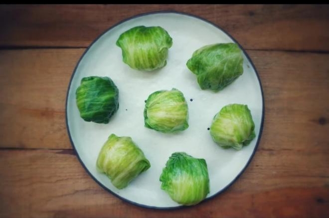 生菜锅巴球