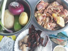 材料准备。