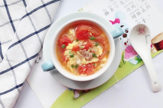 番茄鸡蛋肉末汤
