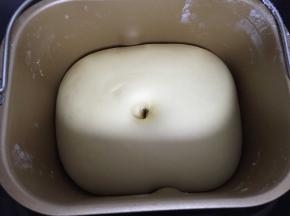 发酵到2倍大用手指按压不回缩不反弹就可以开始操作了