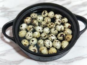 把所有的调味食材倒入砂锅中，加入适量水，再把提前煮熟并压有裂痕么鹌鹑蛋放锅里，水没过鹌鹑蛋为佳。