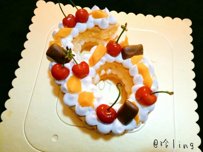 数字蛋糕（法焙客数字模具）