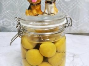 搞定的成品图，放冰箱冷藏第二天就可以吃了