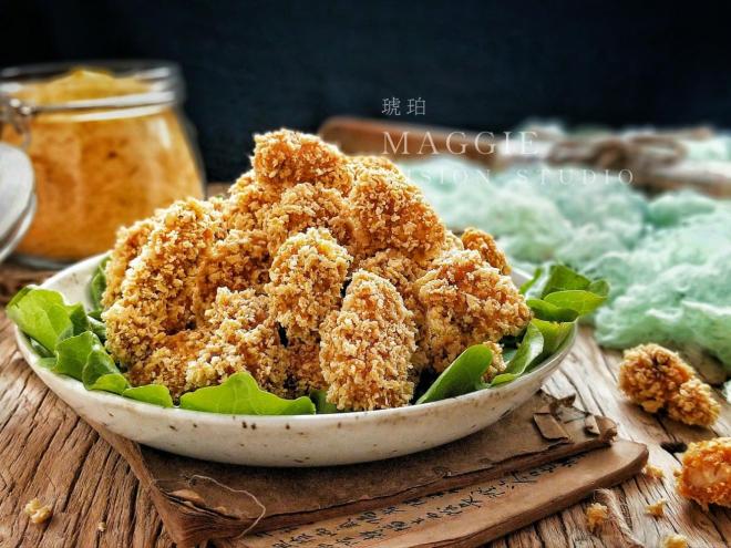 油炸劲辣香酥鸡米花