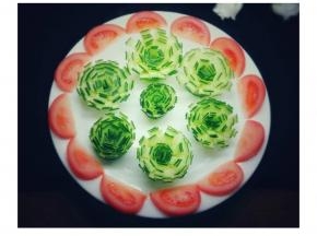 西红柿切片围边