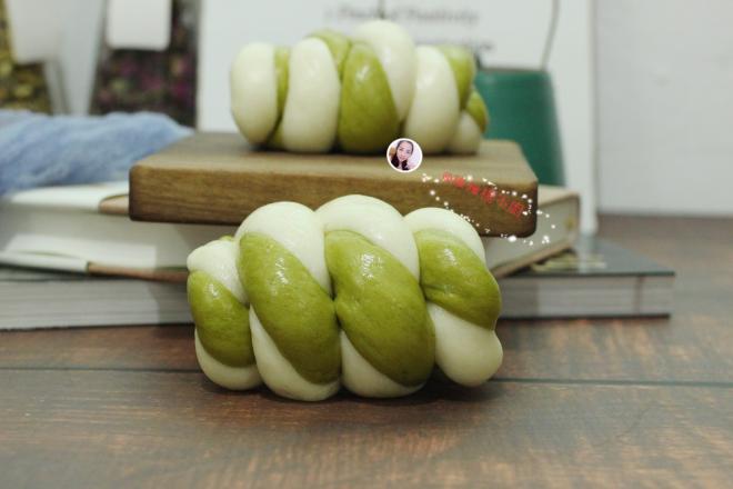 双色麻花火腿馒头卷