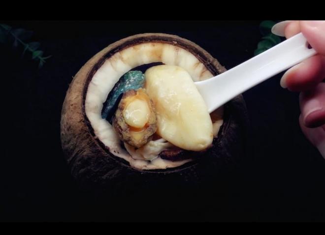 原只椰子鲍鱼炖花胶
