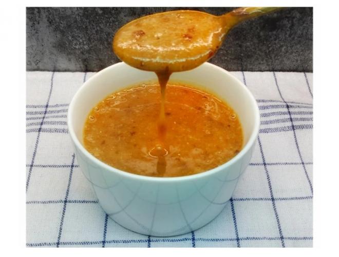 桃胶薏米红豆糊