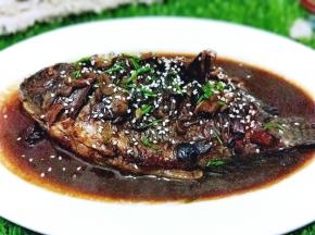 哈哈，老公烧的，不好看，但是很好吃。