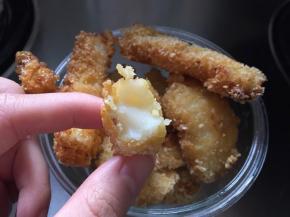 炸好忍不住就马上吃了一个，牛奶香甜浓郁