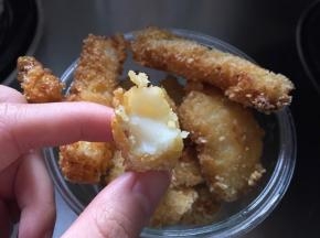 炸好忍不住就马上吃了一个，牛奶香甜浓郁