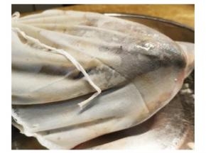 鱼煎好后入隔渣袋（我是用了两条鱼的）