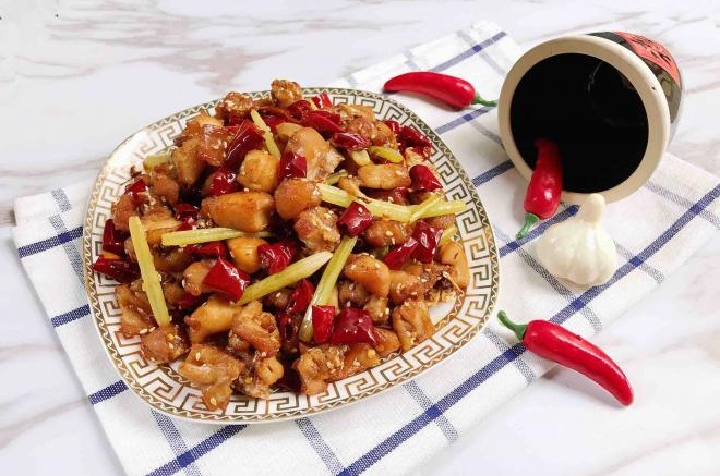 干煸辣子兔丁