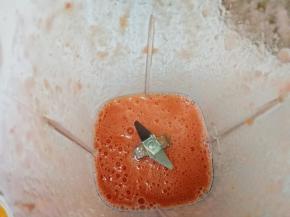 番茄汁打的很细腻哦