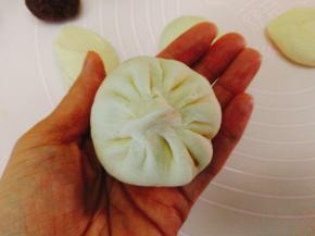 象包包子一样包好，