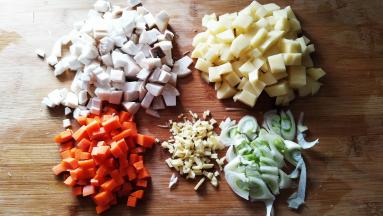 其它的配菜处理一下，如图。