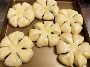 二发完成后刷上全蛋液