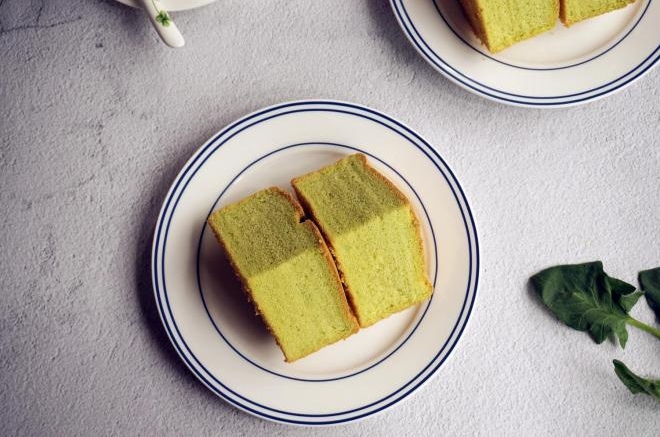 菠菜戚风蛋糕