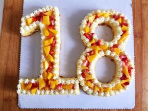 中间填满水果碎