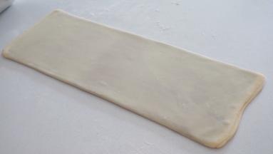 取出后第二次擀开