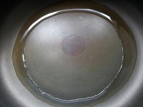 锅烧热后，下入20克食用油将油烧热。