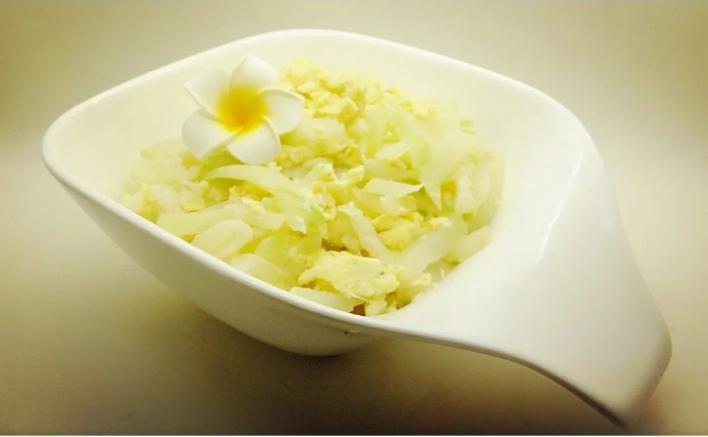 节瓜丝炒蛋