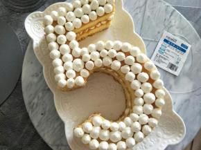 盖上另外一片，同样方法挤入奶油。