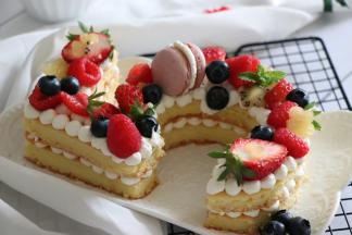 就完成了，美美的数字蛋糕了