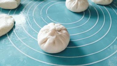 收口包成包子。