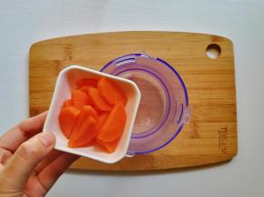 胡萝卜放入辅食机