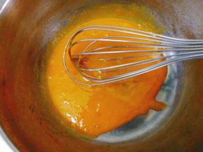 用手动打蛋器混合均匀