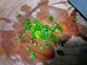 青葱切小段