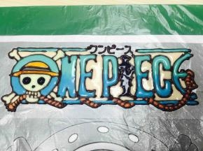 打印好你喜欢的图片，准备一张保鲜膜或者保鲜袋，把图片粘在一块平板上，再固定好保鲜膜。把奶油奶酪加糖和水加热搅拌至糖化，再用牛奶加入溶化的吉利丁片，混合成牛奶吉利丁液，然后和糖化的奶油奶酪拌均匀，过筛。再调上各种颜色，装进裱花袋即可使用。勾线部分的深色可以加一些可可粉，调稠。