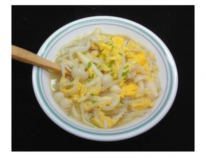 银鱼菌菇鸡蛋汤