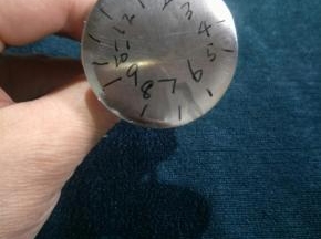 这是裱花钉的时钟方向