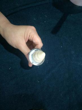 打上一个3-4厘米的花柱