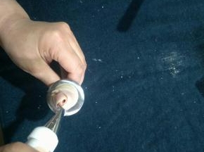 这是3瓣裱好的样子，左手不要忘记转钉哦