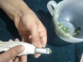 换上韩式100号花嘴