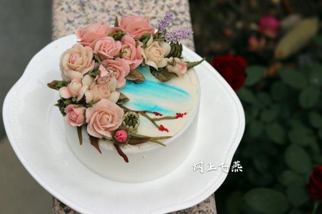 韩式豆沙裱花-基础玫瑰花